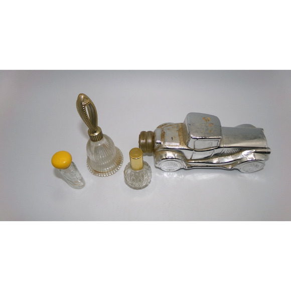 Vintage Mixed Lot AVON Men's Cologne Car Bell small bottle empty perfume bottle - Picture 3 of 12